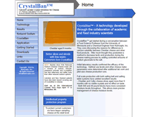 Tablet Screenshot of crystalban.com